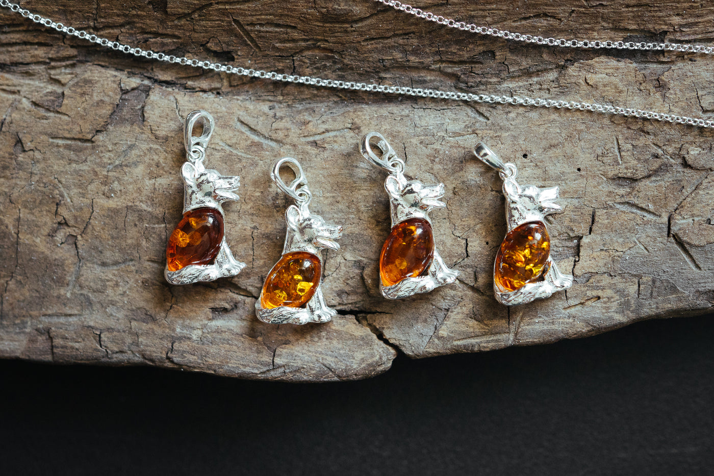Silver Dog Pendant